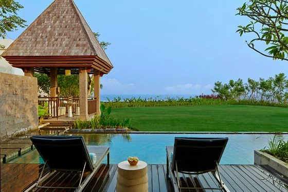 1BR Cliff Villa with Private Pool Partial Ocean View